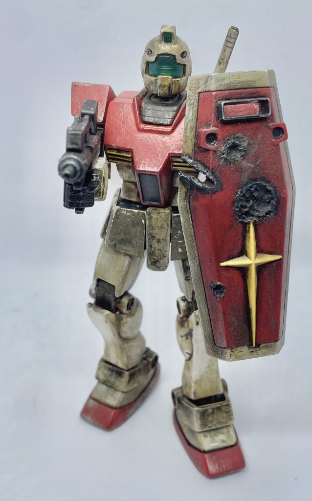 HGガンプラ　ジム(イグルー風)–5枚目/制作者：@SYON12345