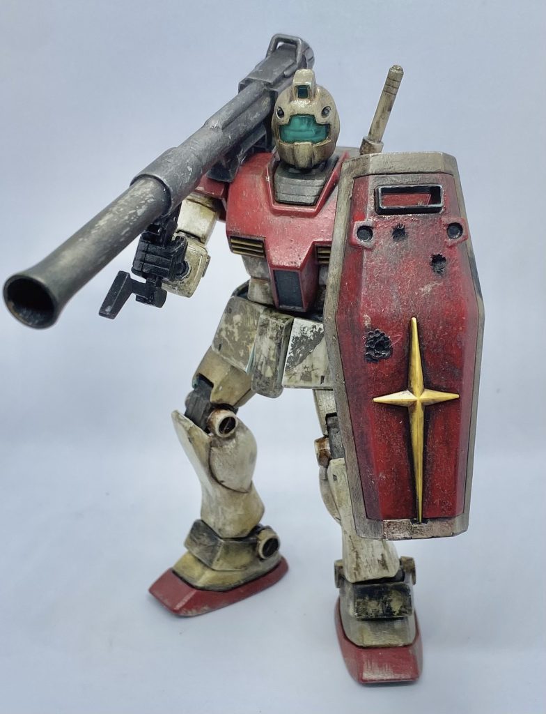 HGガンプラ　ジム(イグルー風)–4枚目/制作者：@SYON12345