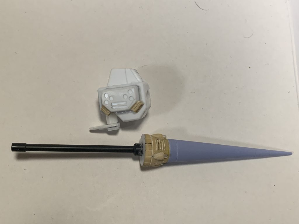 持ち手部分とランス部分は分離可能です。