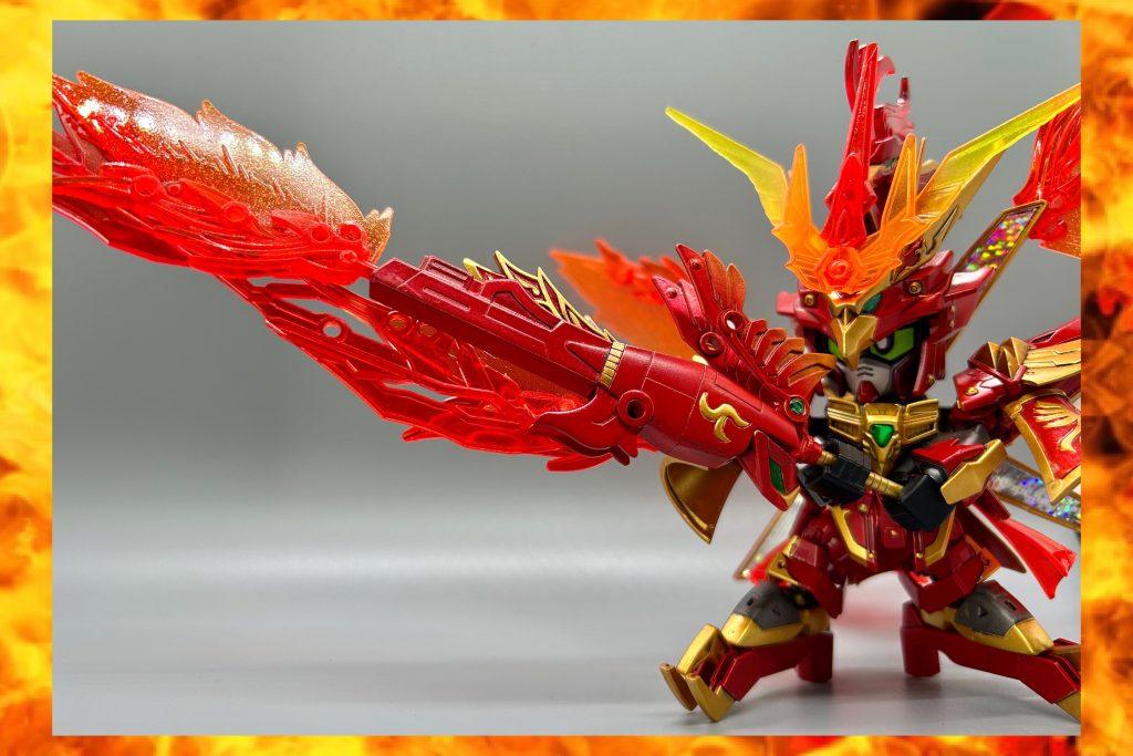 必殺技①紅蓮鳳翼斬(ぐれんほうよくざん)翼の炎を纏った超大型の炎剣で、敵を業火で灼きつつ薙ぎ払う超絶剣技。モチーフは大型ビームソード。 ※拙者、クソデカソード大好き侍で候。SFSとかSOSとかもう大好物(何の略か分かったアナタは無条件で同盟組みますのでご一報を笑)実は、案はあるものの中々形にならなくて難儀した代物でもあります。剣に見えるか不安だ…