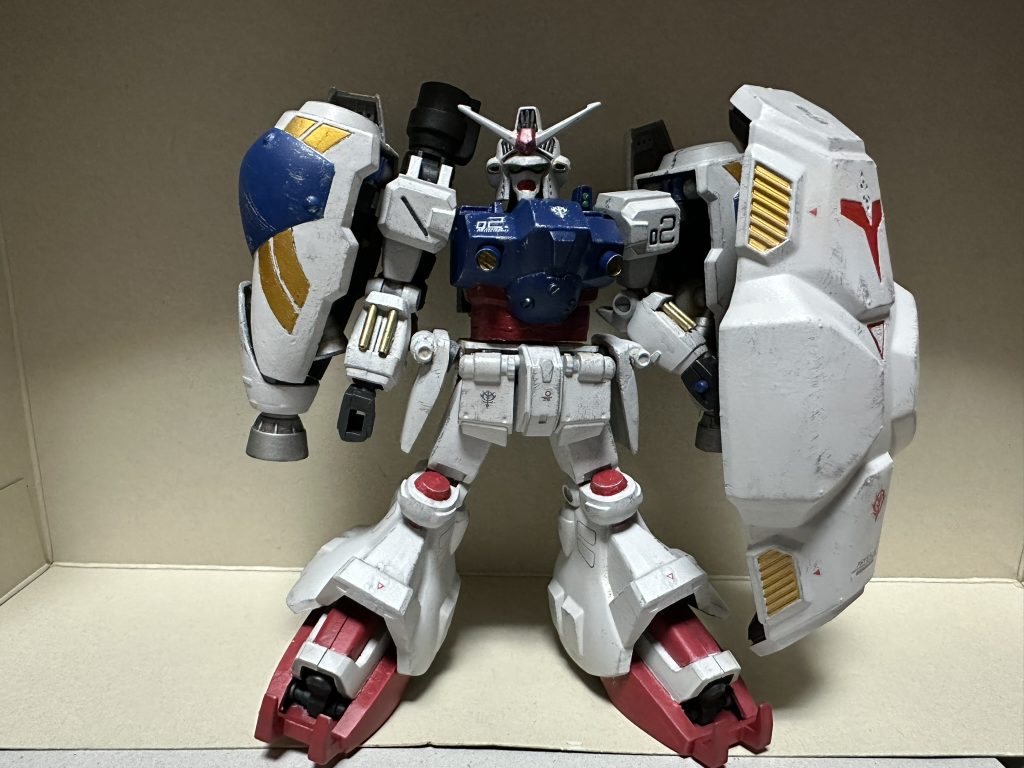 旧キット 1/144 ガンダムGP02Aサイサリス–2枚目/制作者:素組マイスター【エアブラシデビュー★】