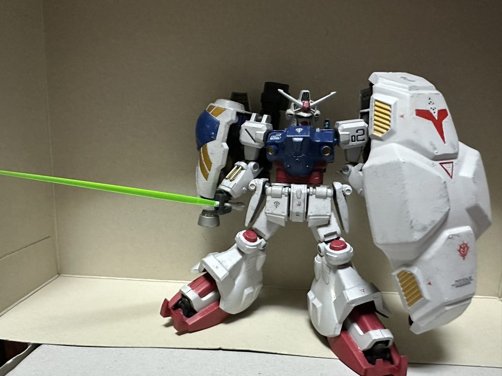 旧キット 1/144 ガンダムGP02Aサイサリス–3枚目/制作者:素組マイスター【エアブラシデビュー★】