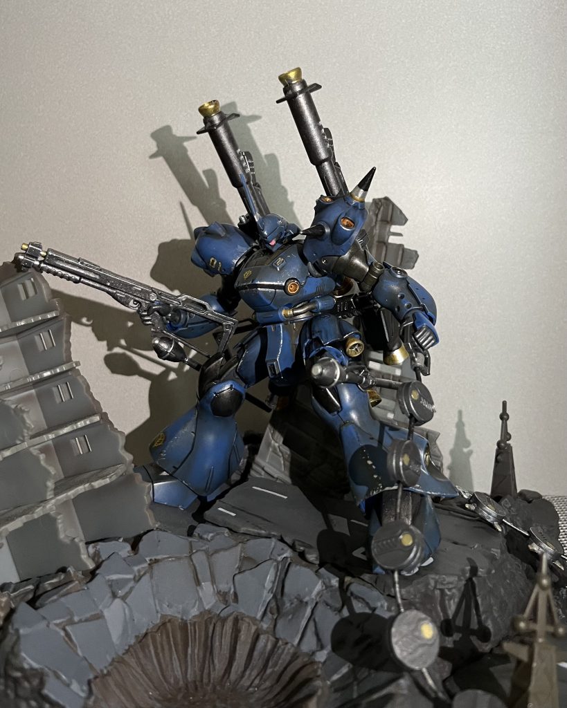 素体のプロポーションが良く、武装も豊富なので今回は特にパーツの追加はしませんでした。