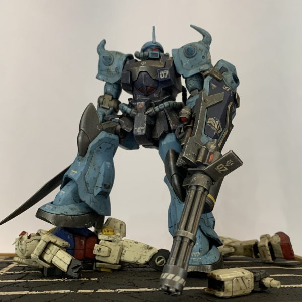 グフカスタム　初ジオラマ風