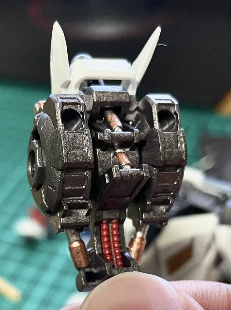 1番楽しかったシリンダーとワイヤーハーネスの塗装