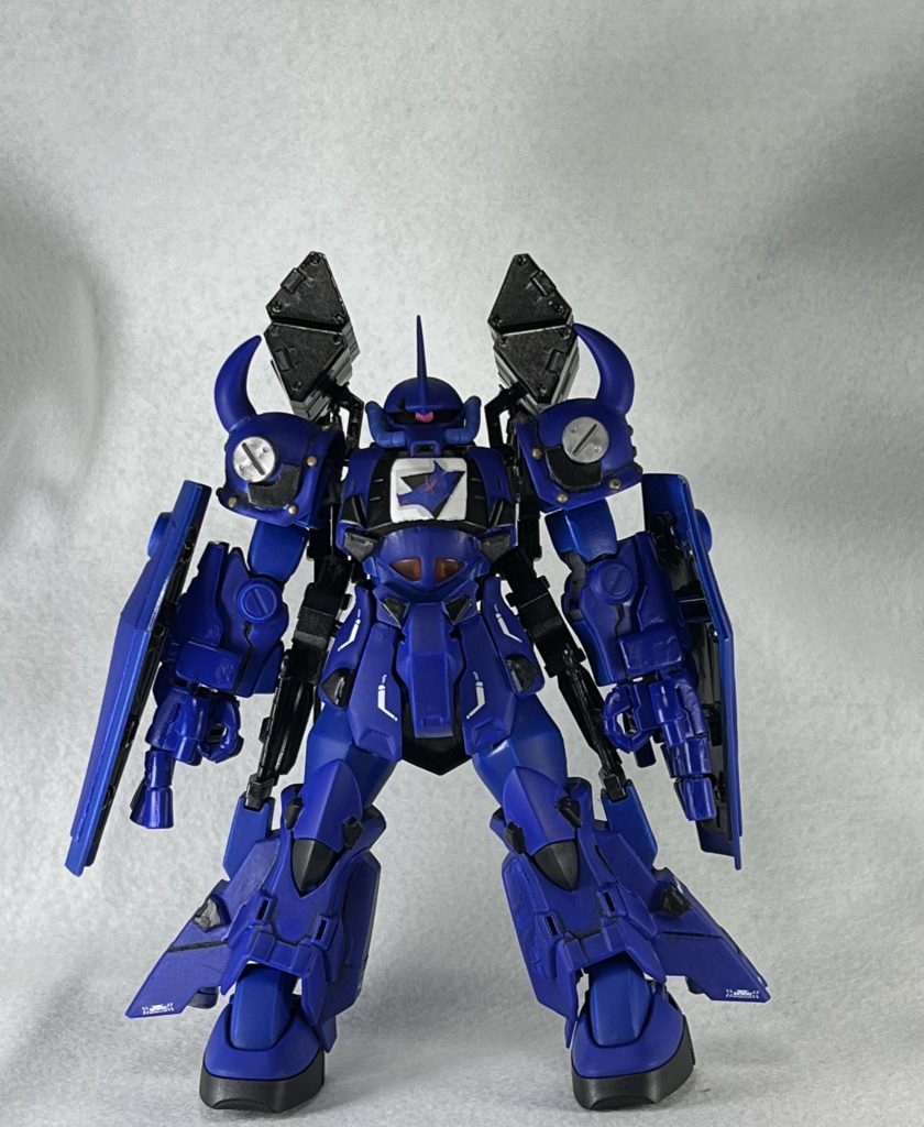 ザクアメイジングをオマージュしつつ差別化として、本機は近接特化にしてます