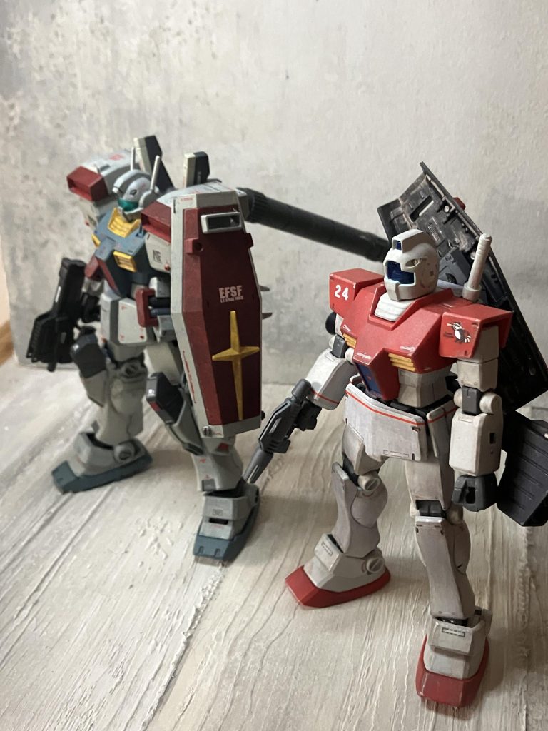 ジムと一緒にこう並べると時の流れを感じますね