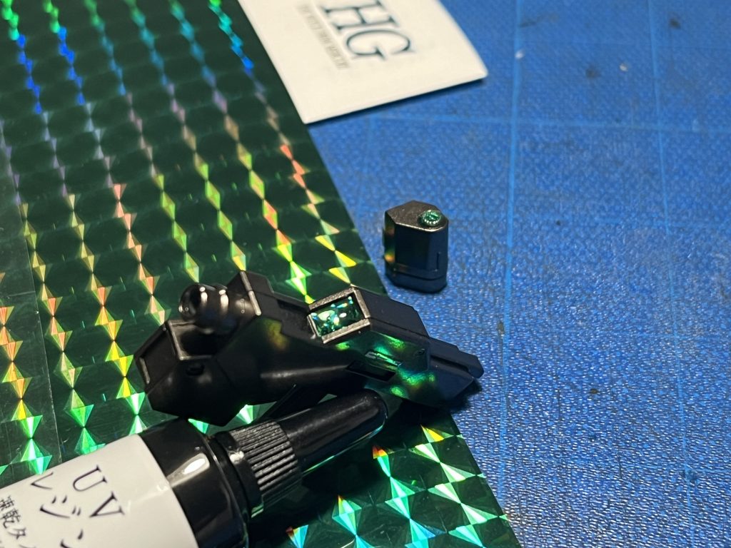 2の完成状況光を集めやすくキラキラです。