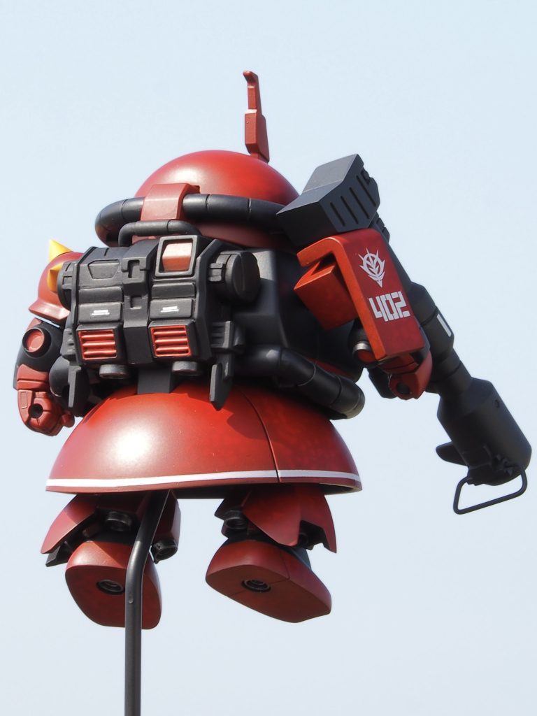 バズーカはSD Gジェネシリーズのドムから流用。サイズぴったり！