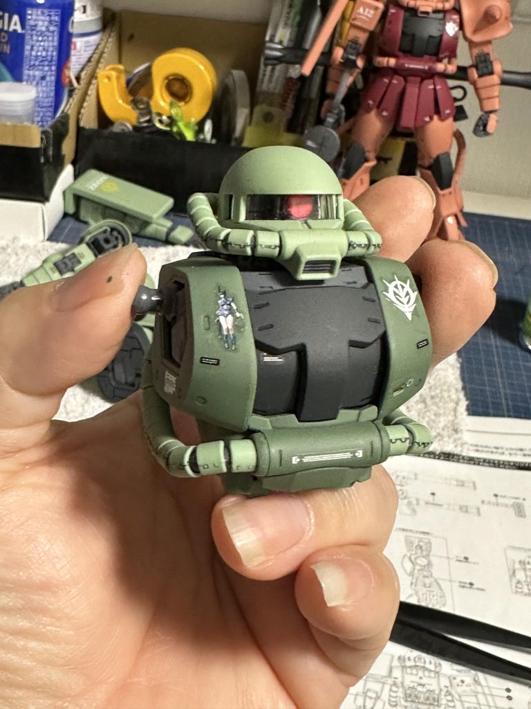 ザクレディは標準装備。