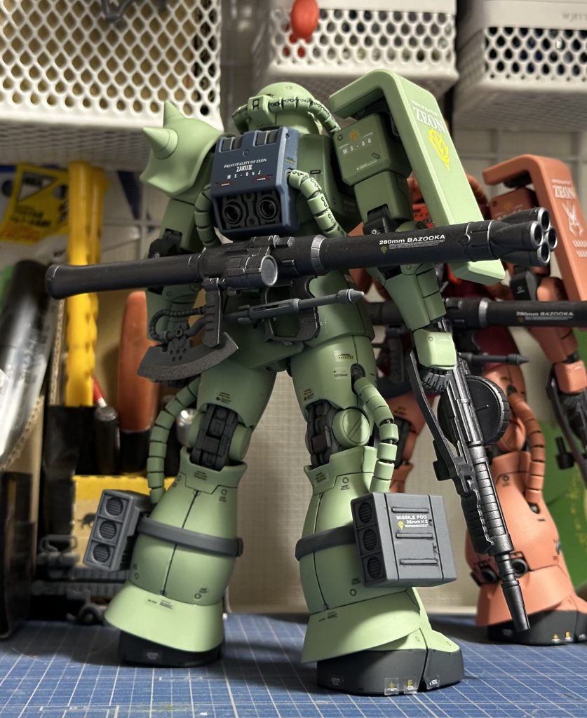 バックショット(フル装備)