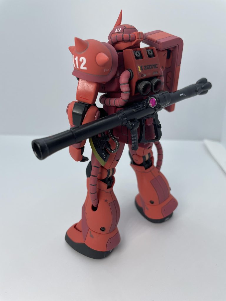HG MS-06S ZAKU II [シャア専用] 筆塗部分塗装–5枚目/制作者：KZ_