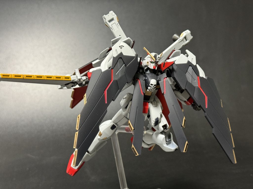 目の周りの隈取が綺麗に拭き取らず滲んでしまった…