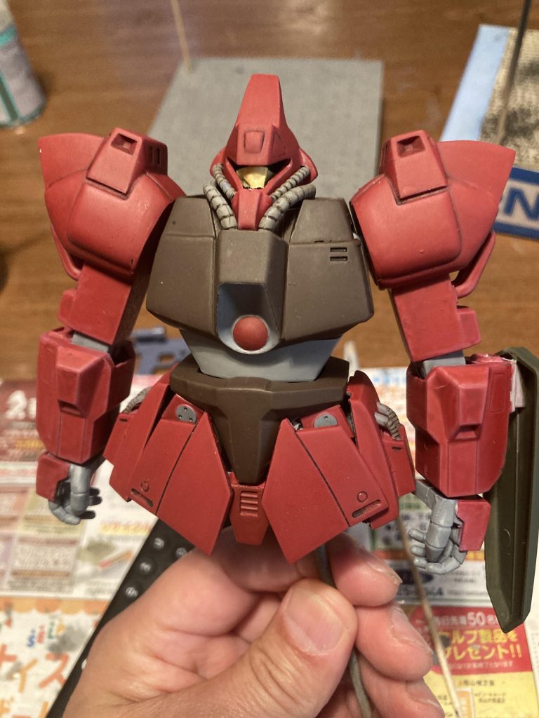 塗装はアクリジョン筆塗り