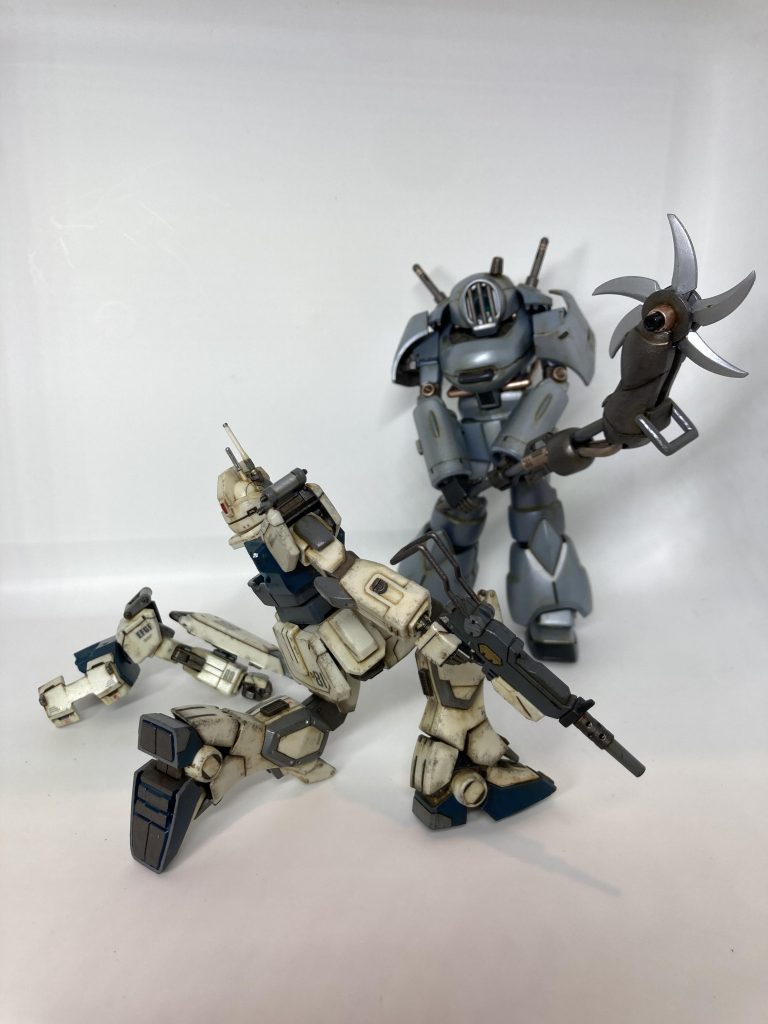 やられ役MSを両断するズゴックジム