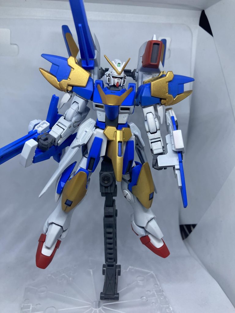 追記: 左アサルト装甲を削り直して塗装し直してみました。