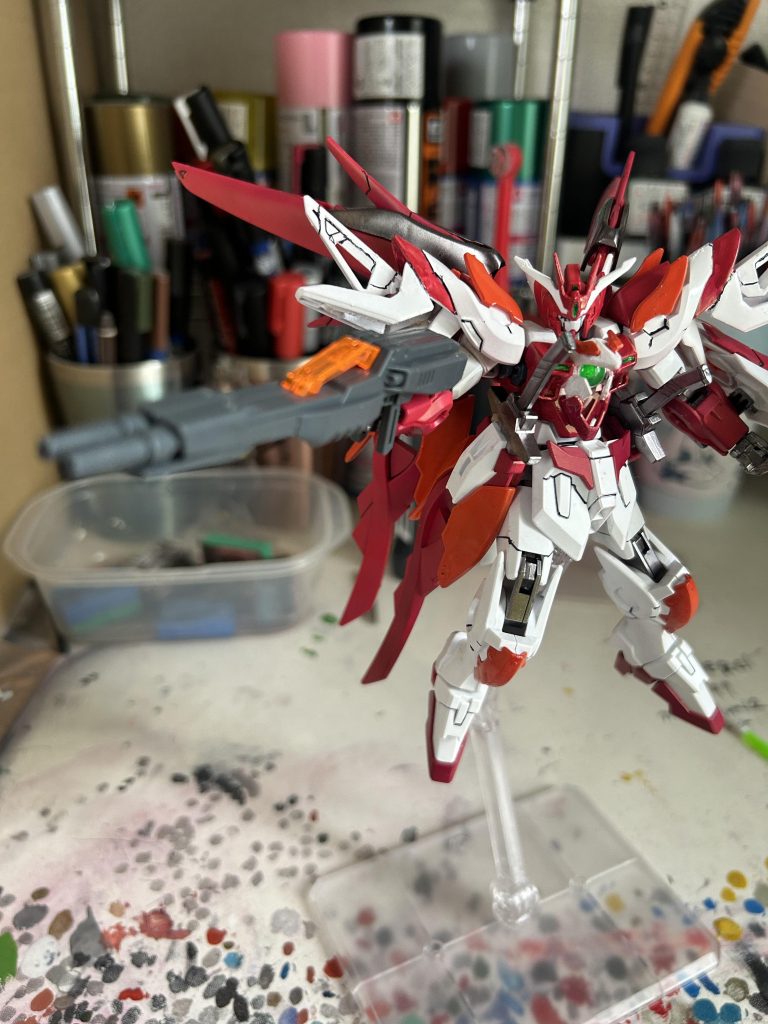 ツインバスターライフルもそのまま装備してます。