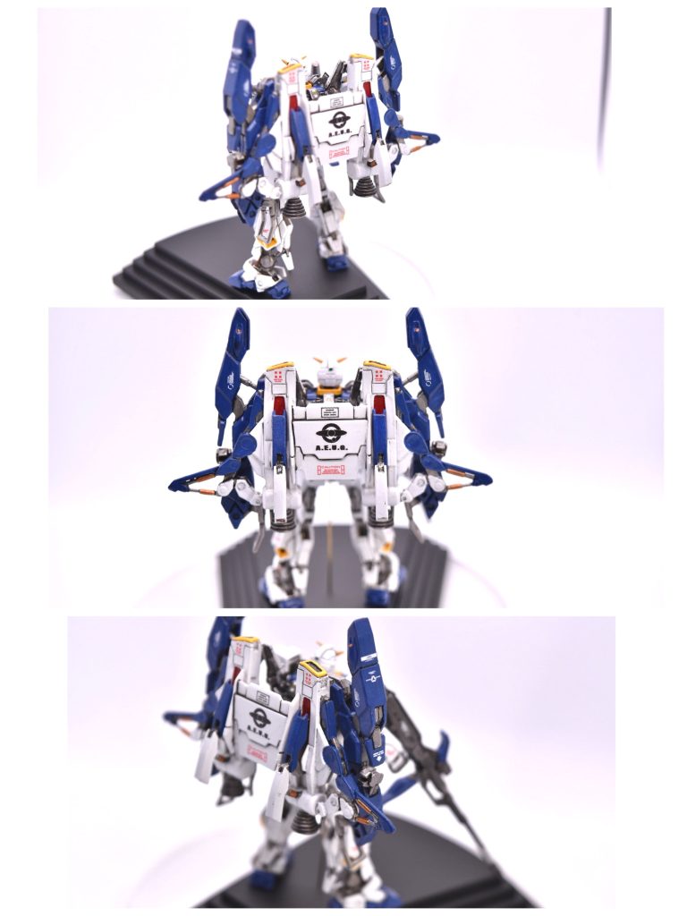 正直Gディフェンサーは本体のマークトゥーより合わせ目消しやモールドの彫り直しなど作業量が多く面倒でした。