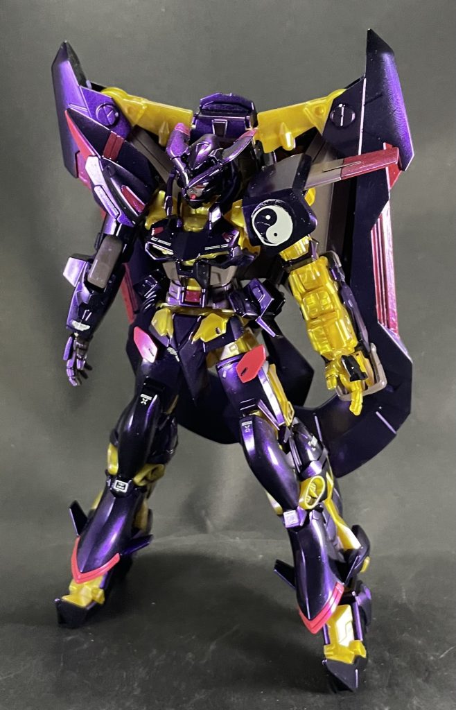 素立ちの状態！光を当てると、パープルの感じが思ったより強く出ました🎵