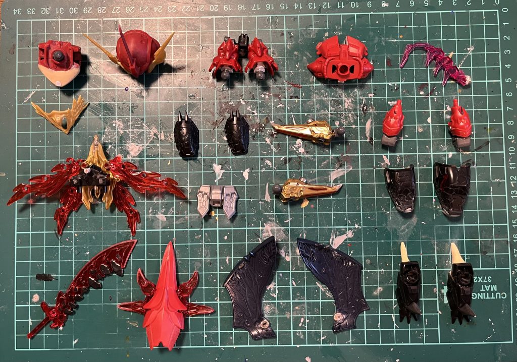 SDEXシナンジュをベースに周瑜アカツキと董卓プロヴィデンスをミキシングしました