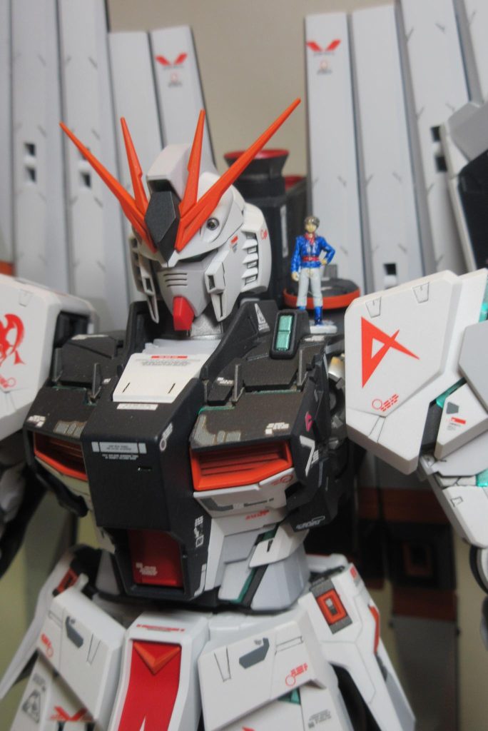 MG　νガンダム　ダブルフィンファンネル–3枚目/制作者：☆ぽんきち☆