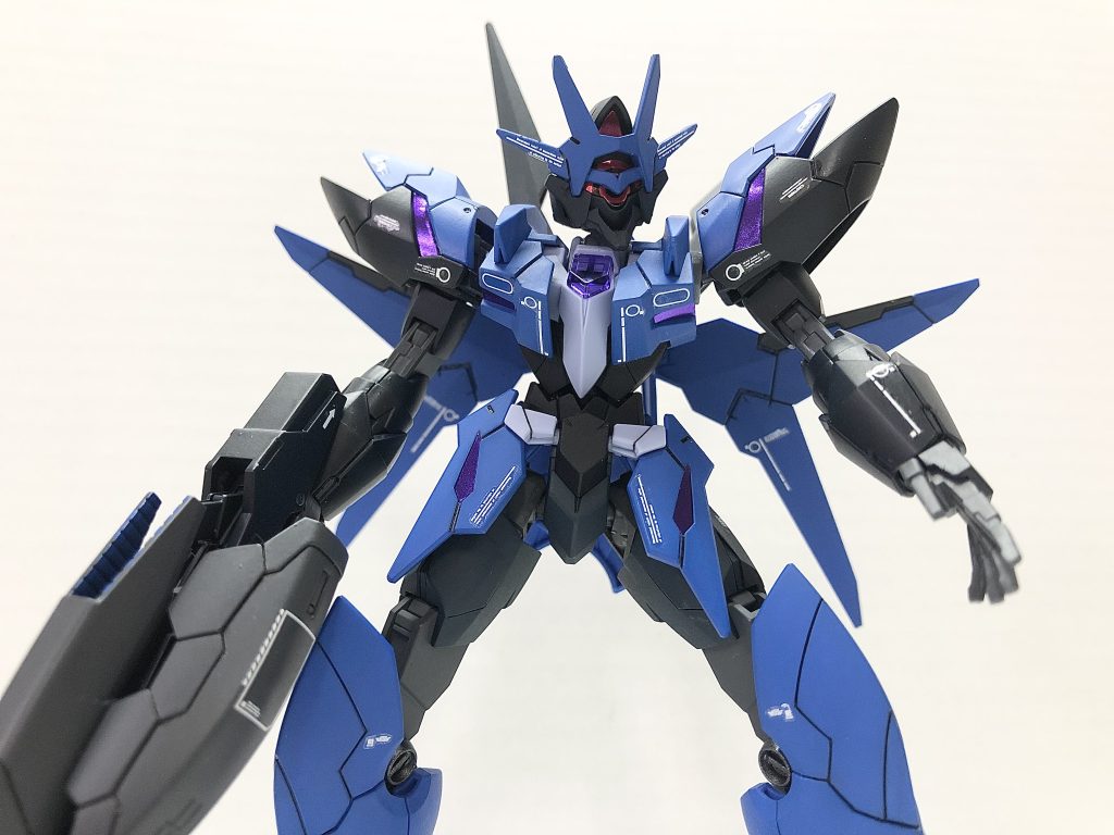 HG アルスアースリィガンダム アクリジョン筆塗り–4枚目/制作者：筆塗りPirka