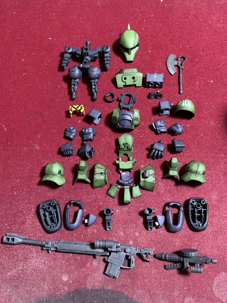 ザクⅠ全パーツ