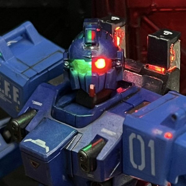 ブルーディスティニー１号機　電飾