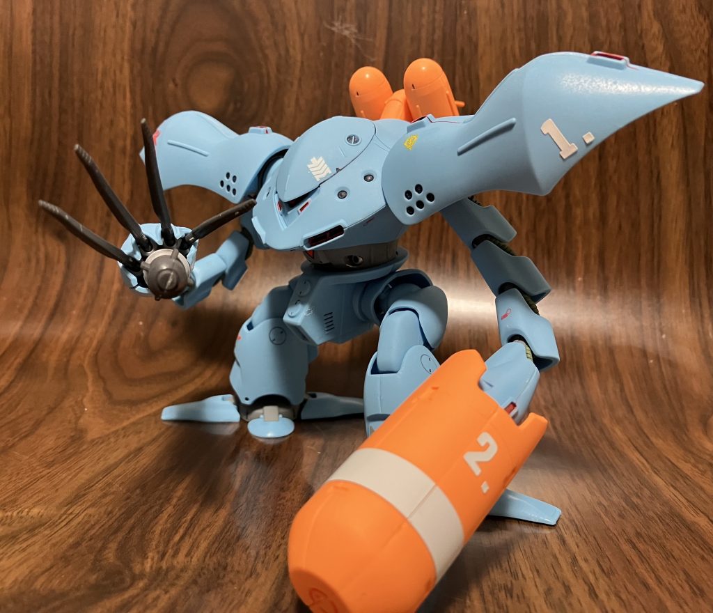 午前中暇だったので昨日エデ◯オンさんにお邪魔させていただいてたら、なんとラス一置いてたんですよハイゴッグ。買うしかない!と買いました(≧∀≦)