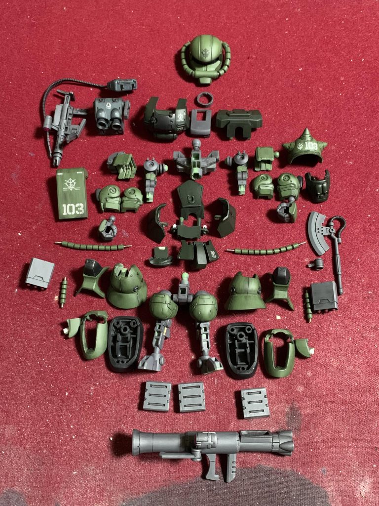 ザクⅡ全パーツ