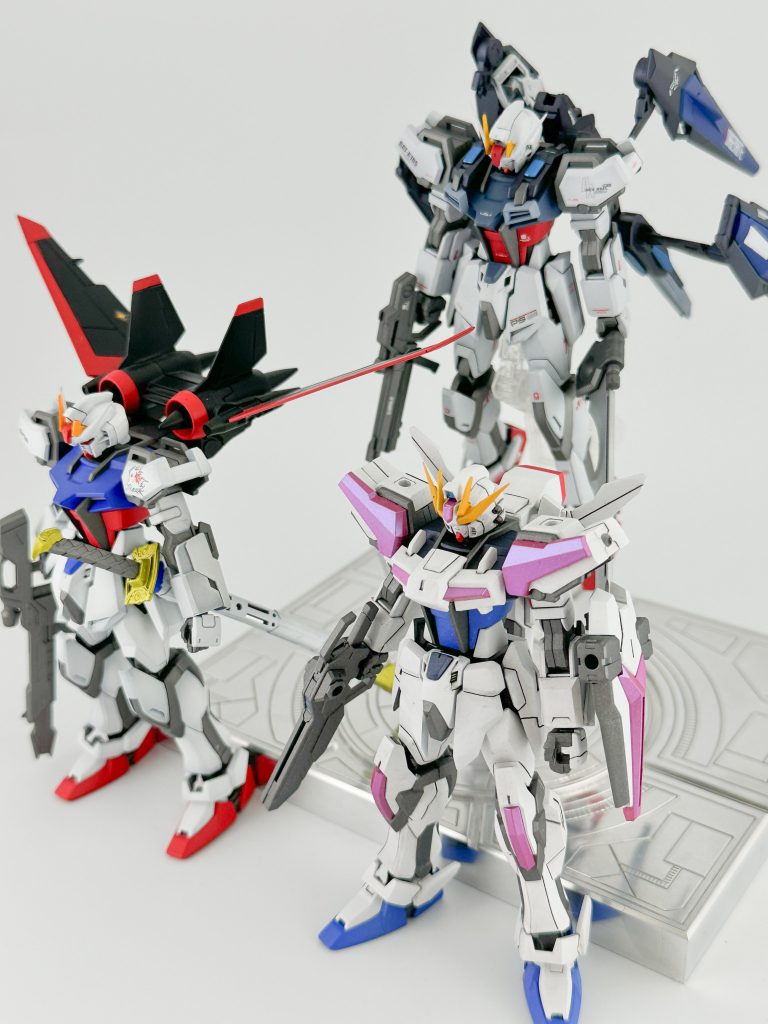 EGストライク系はなんだかんだ3体目。エクシードギャラクシーはここに投稿してませんがコスパのいい良キットでした。