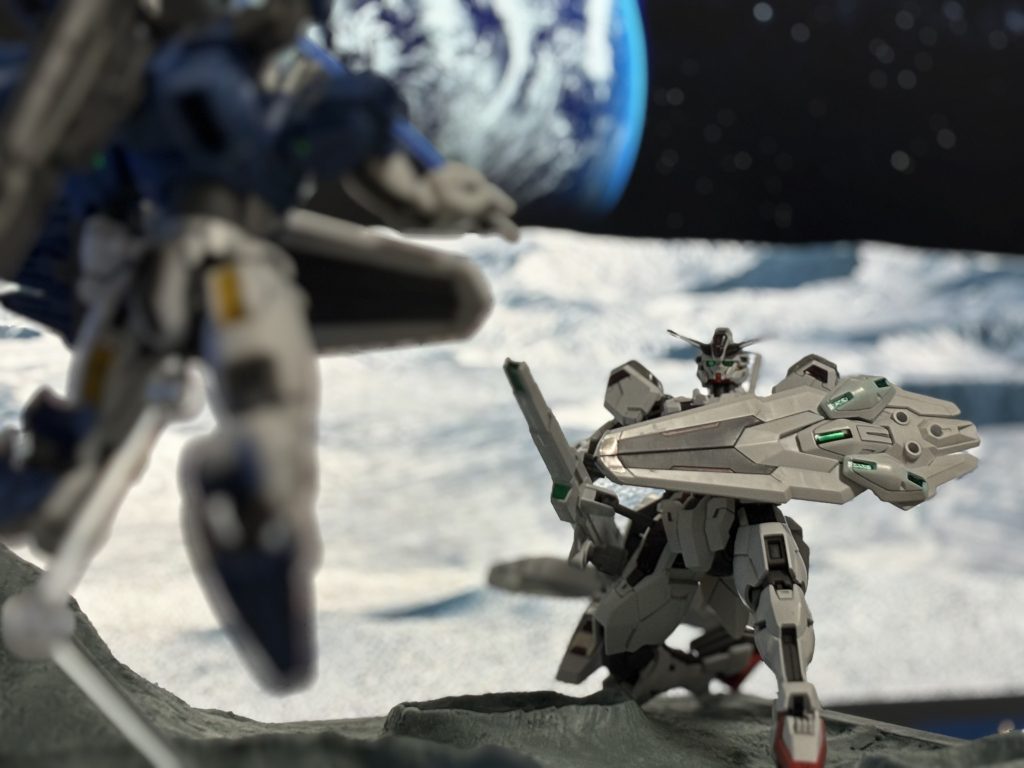 キャリバーンの対戦相手はやはり、エアリアルだろうということで合わせて撮ってみました