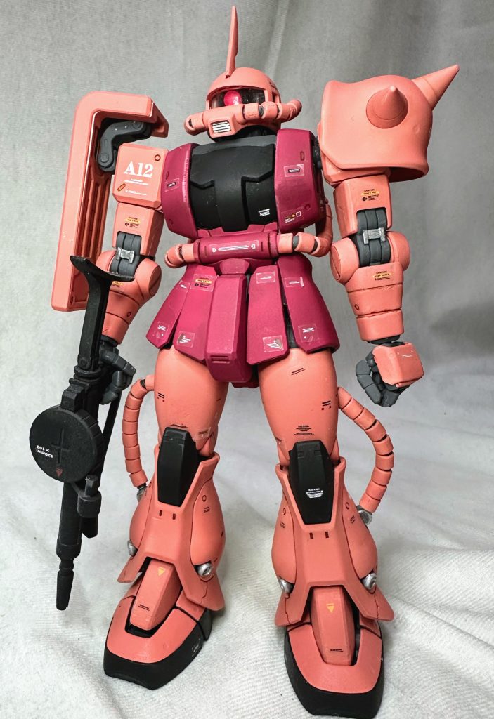 仮組みはともかく、ヤスリがけや筋彫りなんてものもはじめてでしたし、上手くできたかは分かりません。でも多分自分は筋彫りが苦手なんだろうなという感じはします。