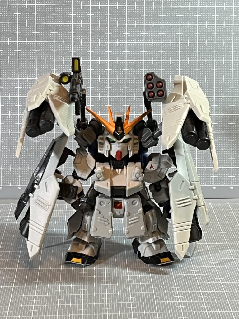 こんな感じで行こう！以下、借りました。リゼル:背中ランチャー誰かのガシャポン武器:背中ミサイル