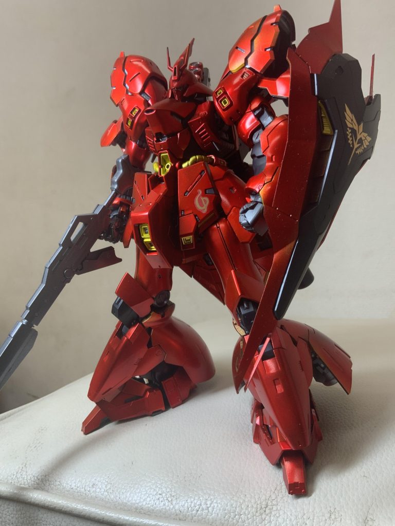 いつかの付録で付いてきたロンビーを装備してますビームショットライフルも作りましたがなんかロンビのがカッコよくね！？って思っちゃう