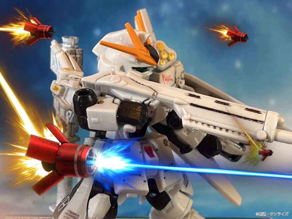 モビルスーツアンサンブルのνガンダム見てくれてありがとうございました。