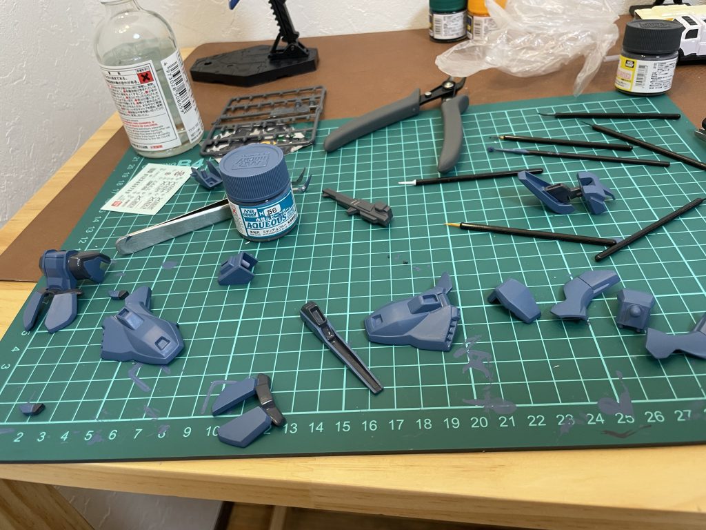 HGデュエルガンダム　アサルトシュラウド　【部分塗装】–3枚目/制作者：たつGUN