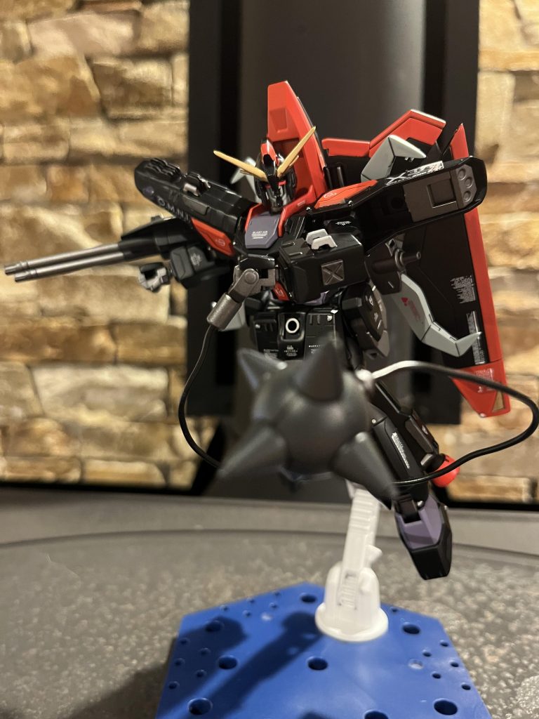 そしてやはりレイダーガンダムと言えばこの鉄球『ミョルニル』ですよね!『撃滅💢』って感じですかね?(〃ω〃)