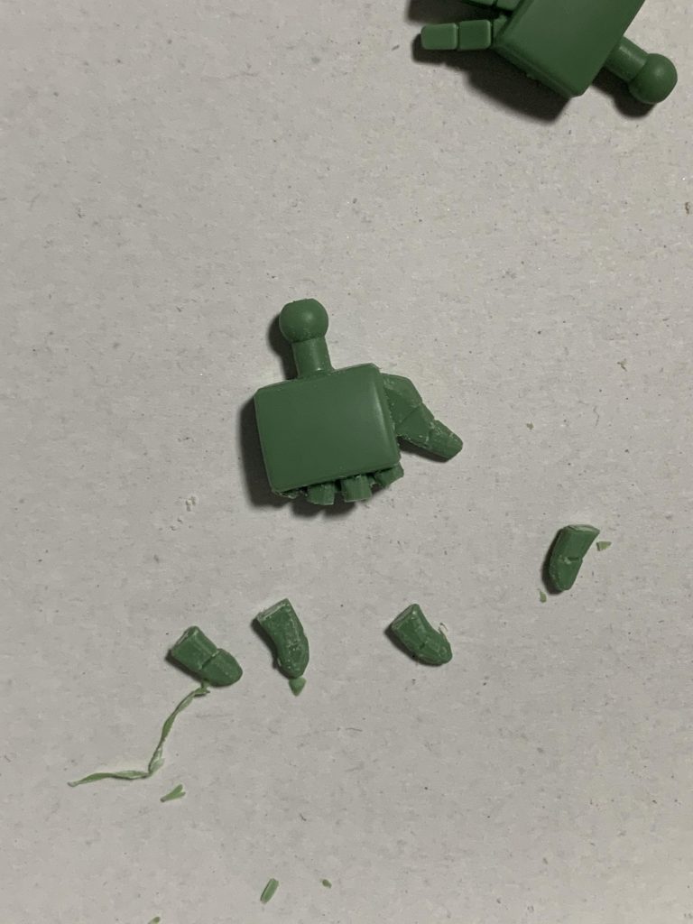 平手はシルエットブースターの手を改造