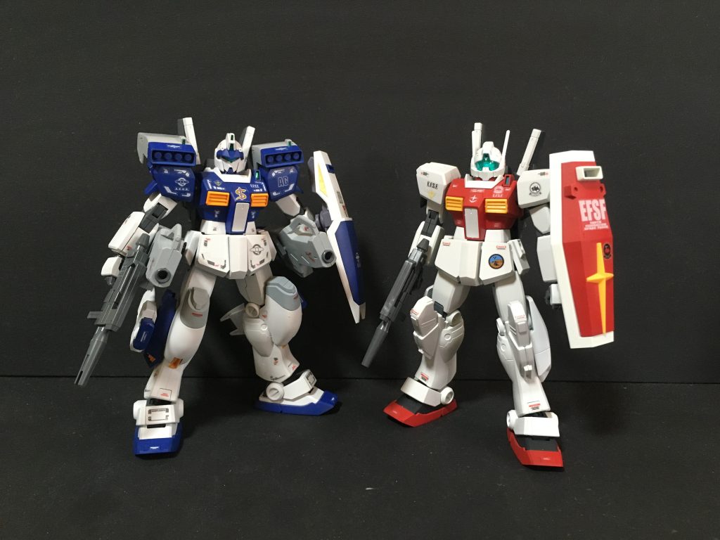 過去に製作したジムⅢと２ショット連邦カラー　https://gumpla.jp/hg/1076728