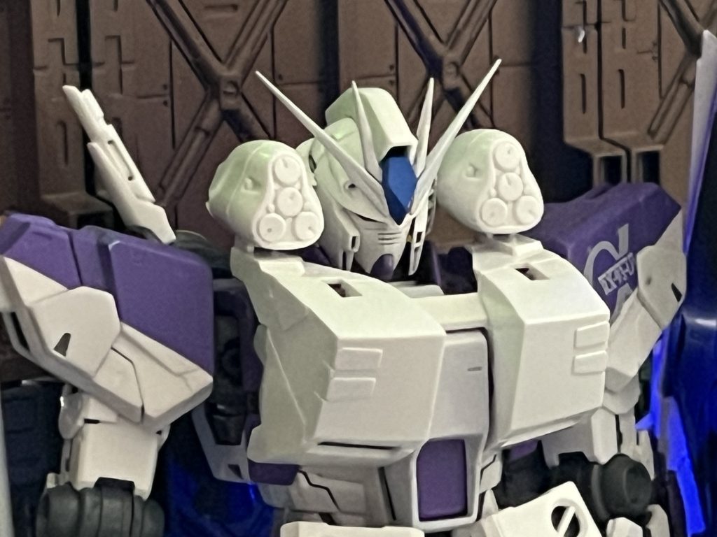 アナハイム　フォン・ブラウンMS開発工廠格納庫ジオラマ♪  MG  FA-93  ν GUNDAM ver.ka HWS装備仕様オリジナルカラーver. & MS格納庫ジオラマ♪✨✨✨✨✨✨✨✨✨–9枚目/制作者：SINANJU