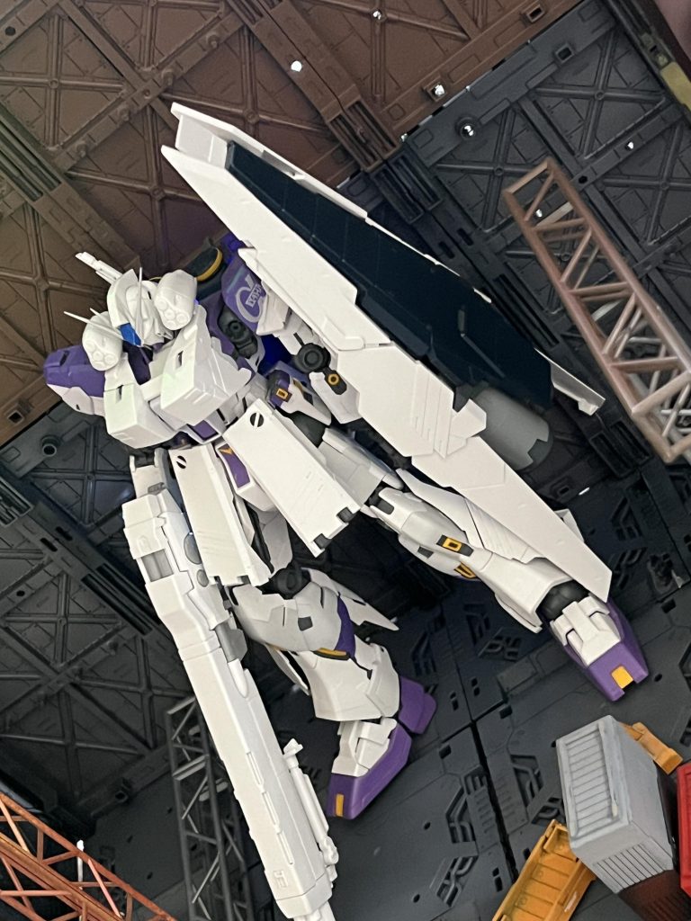 アナハイム　フォン・ブラウンMS開発工廠格納庫ジオラマ♪  MG  FA-93  ν GUNDAM ver.ka HWS装備仕様オリジナルカラーver. & MS格納庫ジオラマ♪✨✨✨✨✨✨✨✨✨–7枚目/制作者：SINANJU