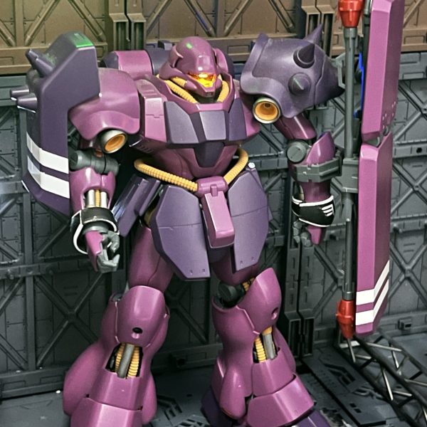 AE& NEOZEON袖付き部隊MS格納庫ジオラマ　MG  AMS-119C  フル•フロンタル親衛隊アンジェロ•ザウパー大尉カスタム専用機カラーver. & MS格納庫ジオラマ♪ ✨✨✨✨✨✨