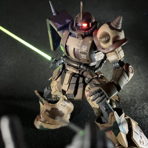 HG 高機動型ザク地上用エグバ機　部分塗装