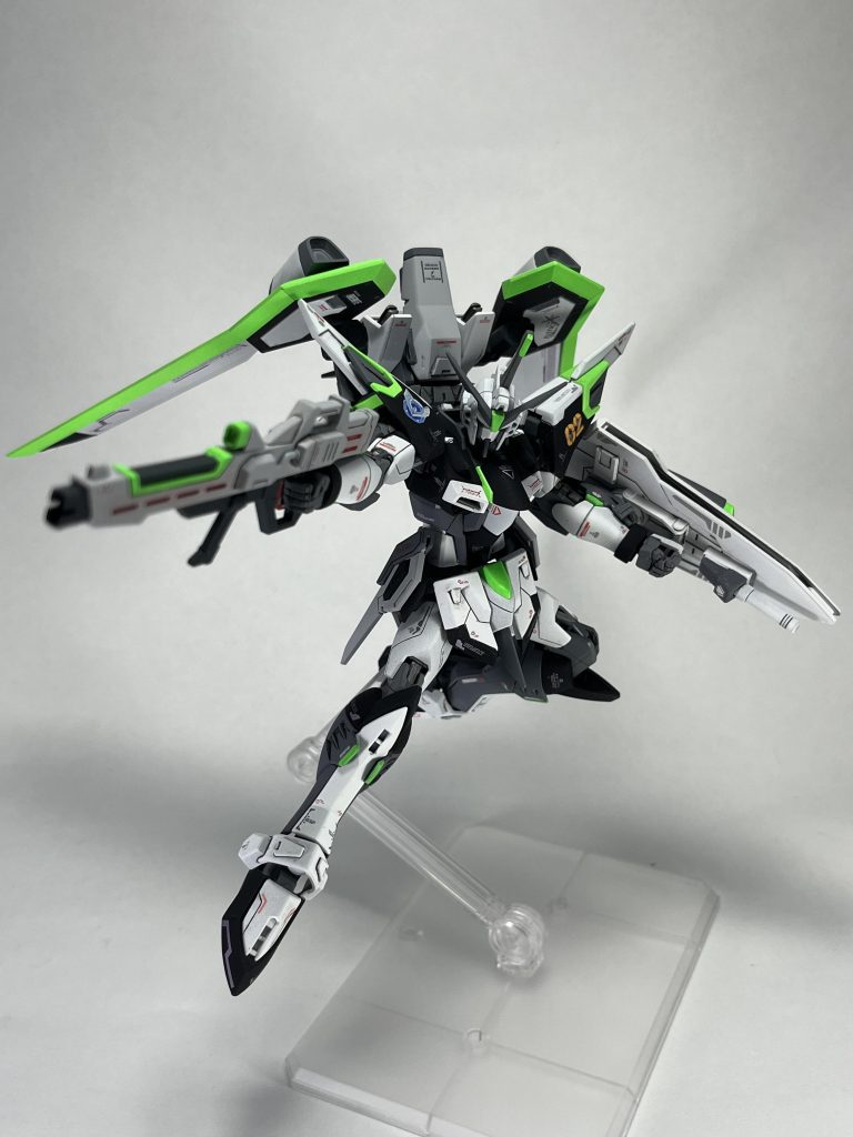 SEED撃ちポージング。