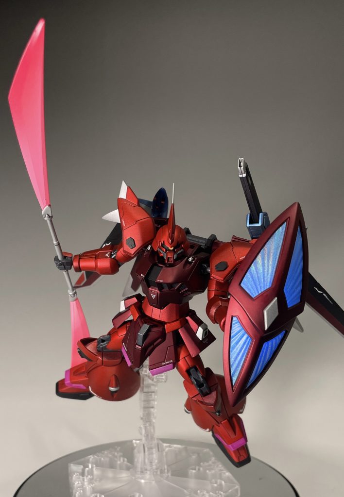 ビーム表現塗るのがヘタクソですね…これは次のキットで練習です。