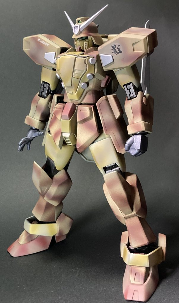 MG迷彩ガンダムシュピーゲル–2枚目/制作者：@jiyu_nitsukuruきあい模型