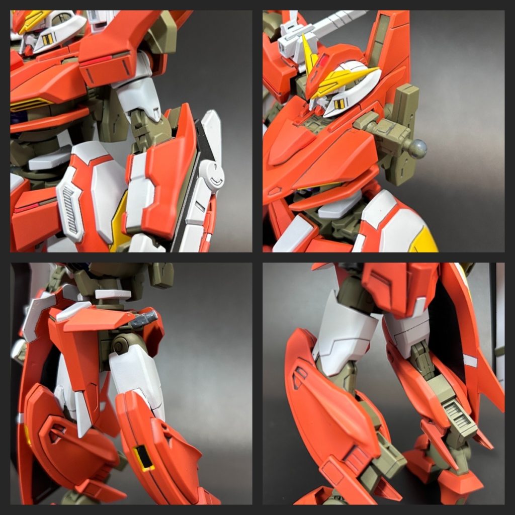 主に関節類をHGCEデスティニーと置き換え、大腿部は少し加工して移植しました。