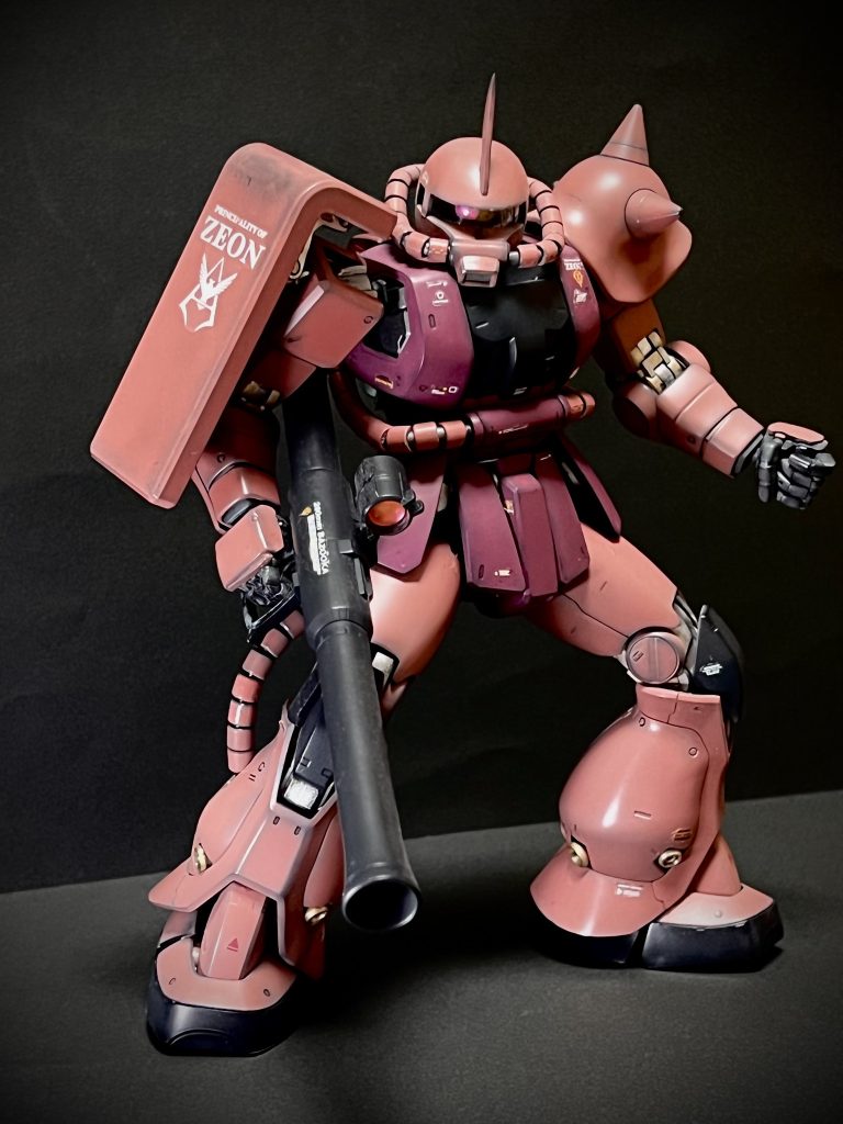 製作当時はグラデーション塗装に初挑戦で塗った思い出が…今見るとトーンもバラバラですね💦