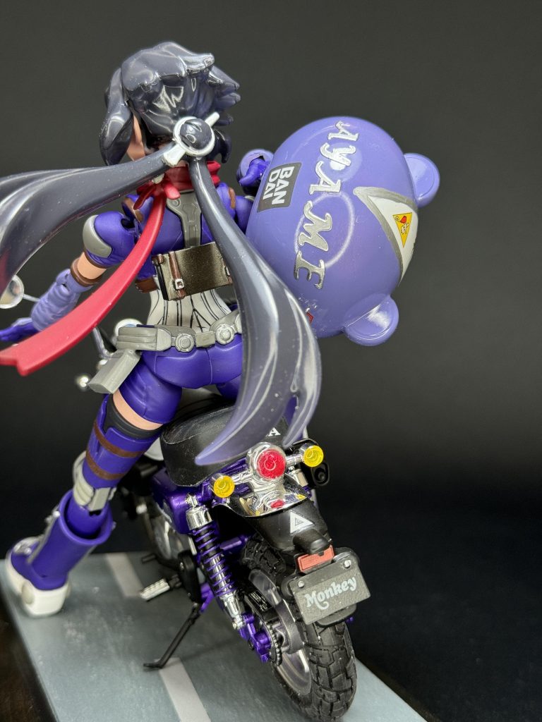 アヤメのネーム入りです。バンダイのロゴもさりげなく。😊